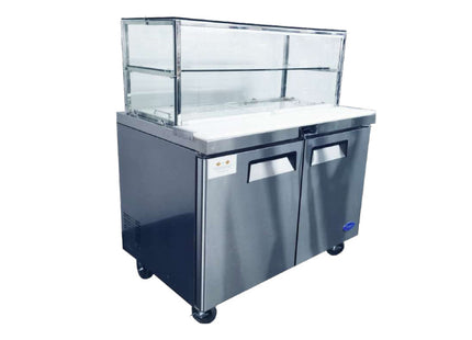 2 Door Sandwich Bar With Glass Canopy 1530Mm Msf8303G