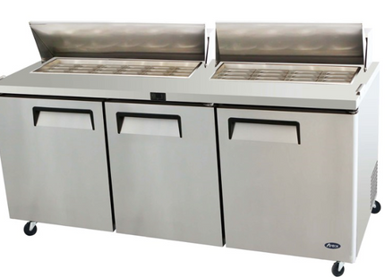 3Door Sandwich Preptable Fridge 1846Mm Msf8308