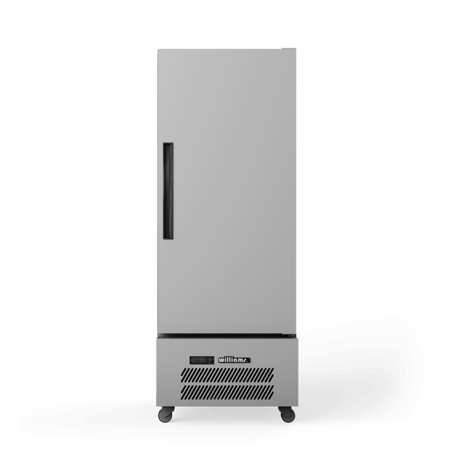 Quartz Star - One Door Stainless Steel Upright Storage Refrigerator