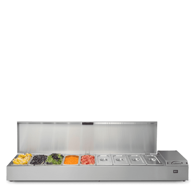 Thermowell - Nine Pan Counter Top Refrigerated Well