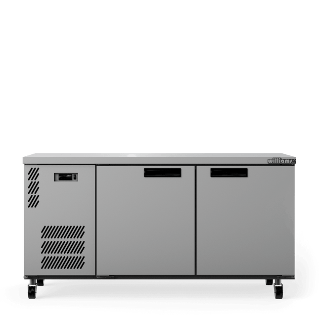 Boronia - Two Door Stainless Steel Under Counter Display Refrigerator
