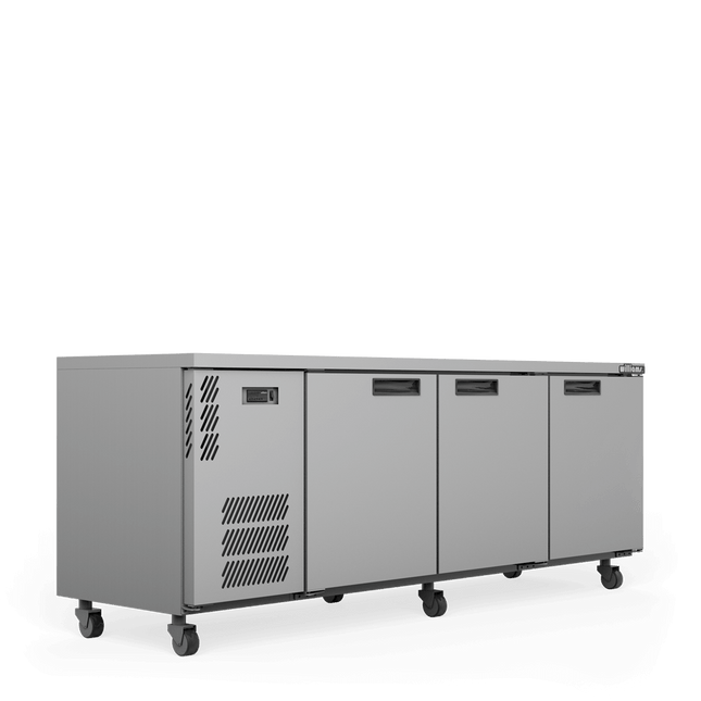 Boronia - Three Door Stainless Steel Under Counter Display Refrigerator