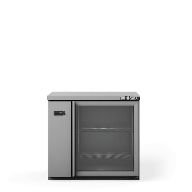 Boronia - One Door Stainless Steel Remote Back Bar Counter Display Refrigerator