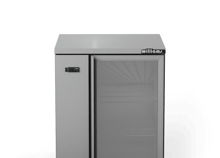 Cameo - One Door Stainless Steel Remote Back Bar Counter Display Refrigerator