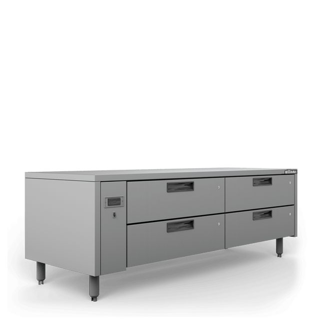 Jarrah - Four Drawer Remote Lowline Refigerator