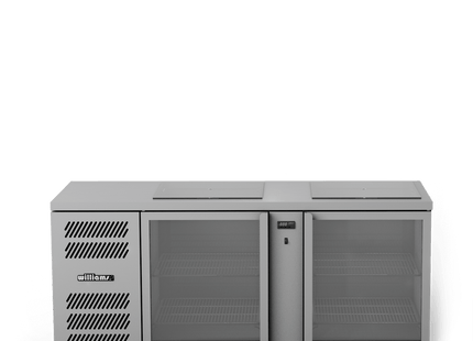 Glass Chiller - Two Door Glass Chiller With Two Shelves
