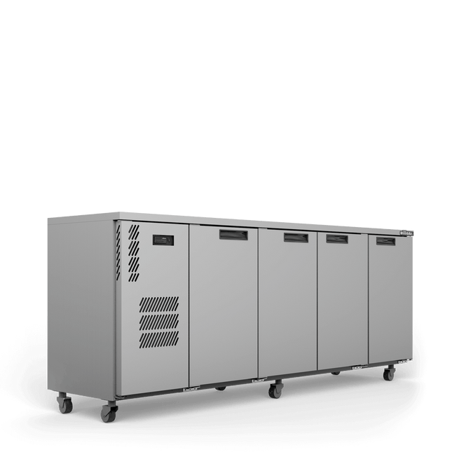 Cameo - Four Door Stainless Steel Under Counter Display Refrigerator