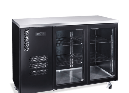 Cameo - One Door Black Colorbond Under Counter Display Refrigerator