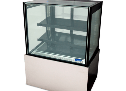 Topaz Cake Display - 1200Mm Two Tier (Plus Base) Free Standing Refrigerated Cake Display