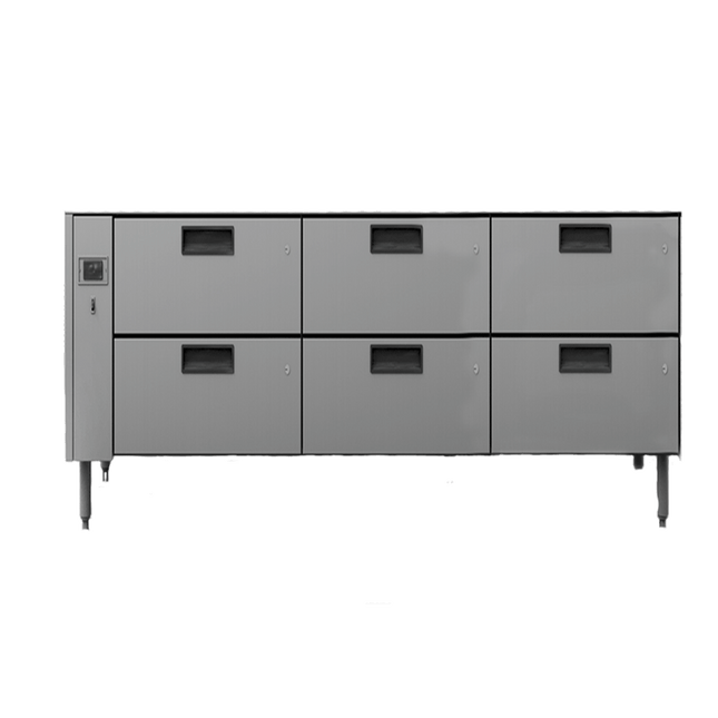 Jarrah - Six Drawer Remote Hiline Refigerator