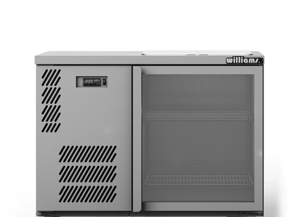 Glass Chiller - One Door Glass Chiller With Two Shelves - 500 x 500 baskets