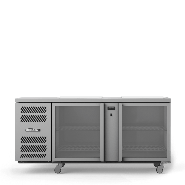 Glass Chiller - Two Door Glass Chiller With Two Shelves - 500 x 500 baskets