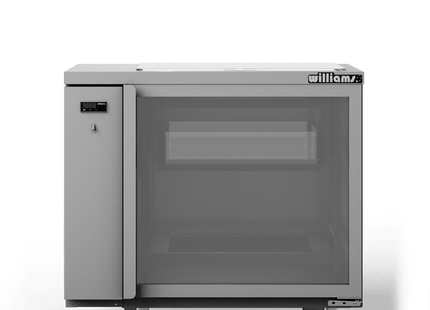 Glass Chiller - One Door Remote Glass Chiller With Two Shelves - 500 x 500 baskets