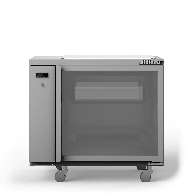 Glass Chiller - One Door Remote Glass Chiller With Two Shelves - 500 x 500 baskets
