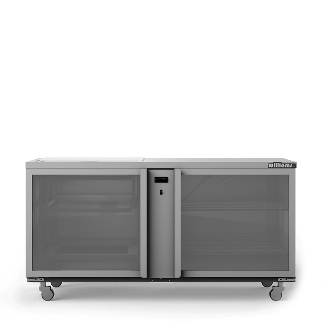Glass Chiller - Two Door Remote Glass Chiller With Two Shelves - 500 x 500 baskets