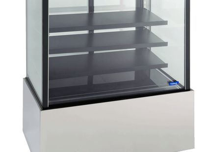 Topaz Cake Display - 1200Mm Three Tier (Plus Base) Free Standing Refrigerated Cake Display