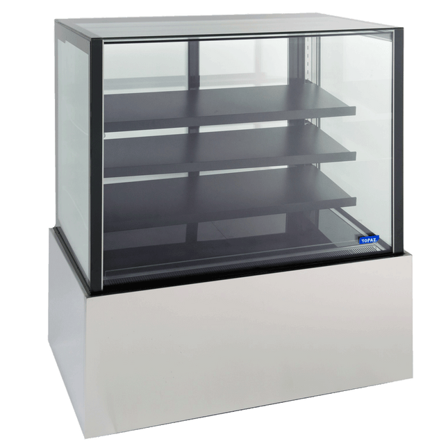 Topaz Cake Display - 1200Mm Three Tier (Plus Base) Free Standing Refrigerated Cake Display