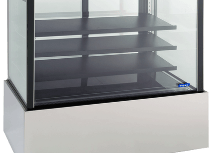 Topaz Cake Display - 1500Mm Three Tier (Plus Base) Free Standing Refrigerated Cake Display