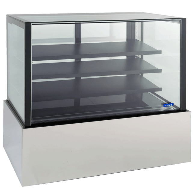 Topaz Cake Display - 1500Mm Three Tier (Plus Base) Free Standing Refrigerated Cake Display