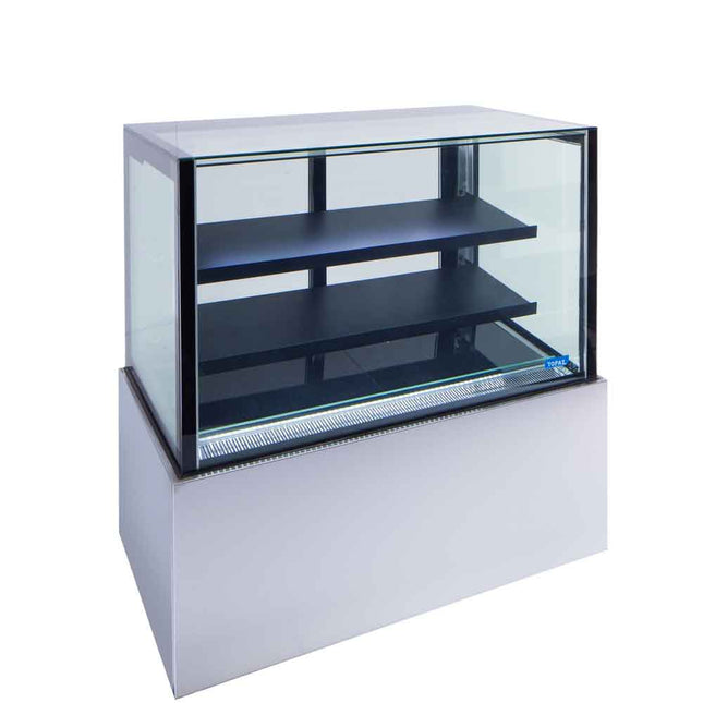 Topaz Cake Display - 900Mm Two Tier (Plus Base) Free Standing Refrigerated Cake Display