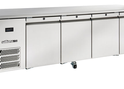 Opal - Four Door Stainless Steel Under Counter Refrigerator