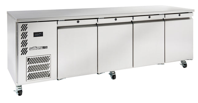 Opal - Four Door Stainless Steel Under Counter Refrigerator