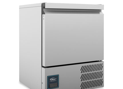 Aztra Hydrocarbon - Two drawer stainless steel under counter freezer