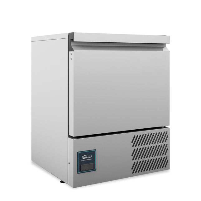 Aztra Hydrocarbon - Two drawer stainless steel under counter freezer