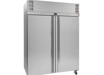 Garnet - Two Door 2/1 Gn Stainless Steel Upright Refrigerator