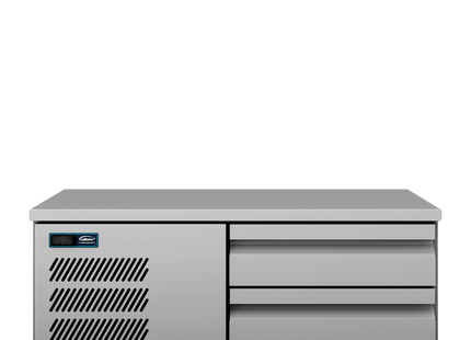 Under Broiler Counter - Two Drawer Self Contained Lowline Refigerator