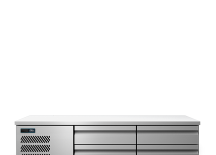 Under Broiler Counter - Four Drawer Self Contained Lowline Refigerator