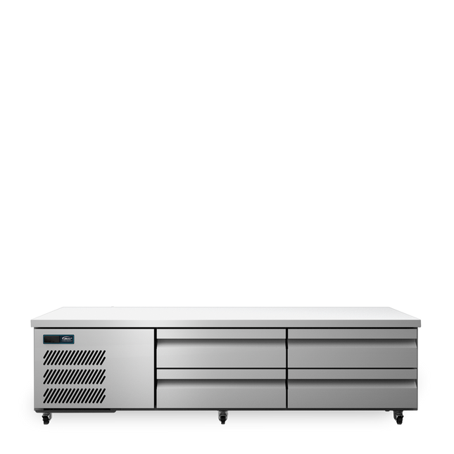 Under Broiler Counter - Four Drawer Self Contained Lowline Refigerator