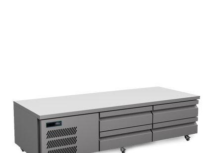 Under Broiler Counter - Four Drawer Self Contained Lowline Refigerator