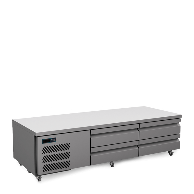 Under Broiler Counter - Four Drawer Self Contained Lowline Refigerator