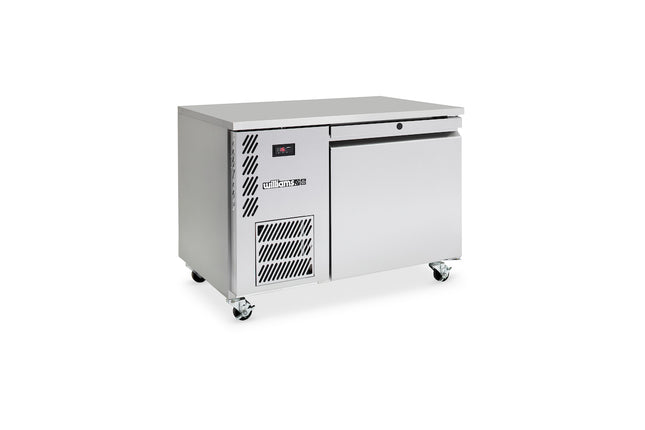 Emerald - One Door Stainless Steel Under Counter Storage Freezer