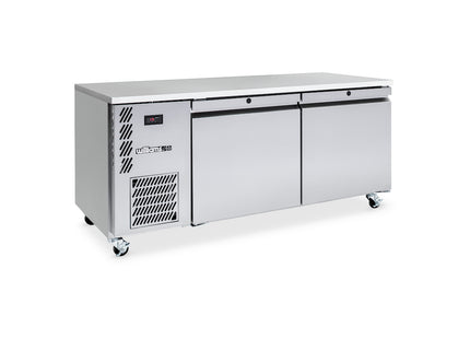 Emerald - Two Door Stainless Steel Under Counter Storage Freezer