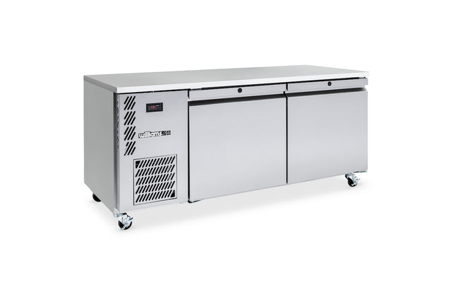 Emerald - One Door Stainless Steel Under Counter Storage Freezer