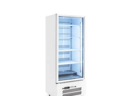 Quartz Star - One Door Black Colorbond Upright Display Refrigerator
