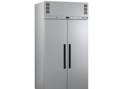 Pearl - Slim Two Door Stainless Steel Upright Storage Refrigerator