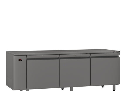 Emerald - Three Door Stainless Steel Remote Under Counter Refrigerator