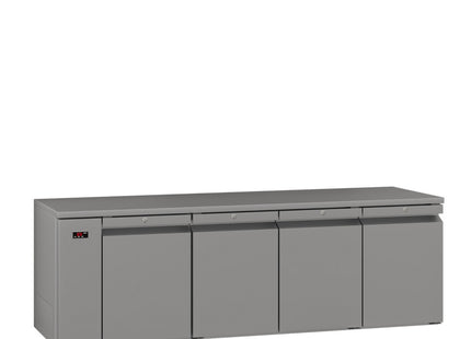 Opal - Four Door Stainless Steel Remote Under Counter Freezer