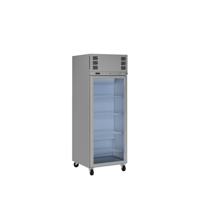 Peal - One Door Stainless Steel Upright Display Freezer
