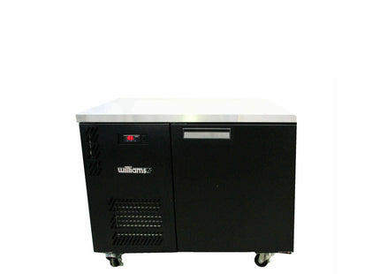 Boronia - One Door Black Colorbond Under Counter Display Refrigerator