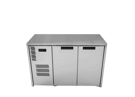 Cameo - Two Door Stainless Steel Under Counter Display Refrigerator
