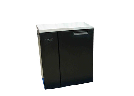 Cameo - One Door Black Colorbond Remote Back Bar Counter Display Refrigerator