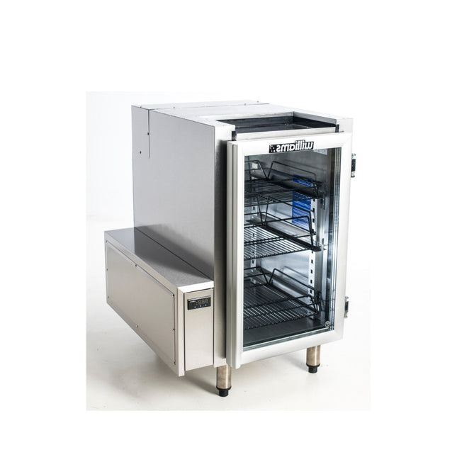 Glass Chiller - One Door Remote Glass Chiller Slimline with two shelves and left hand services