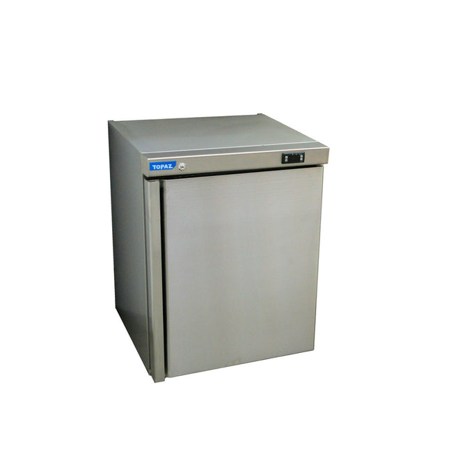 Topaz Compact - One Door Counter Stainless Steel compact solid door Freezer