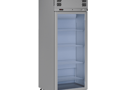 Pearl - One Door Stainless Steel Upright Display Refrigerator
