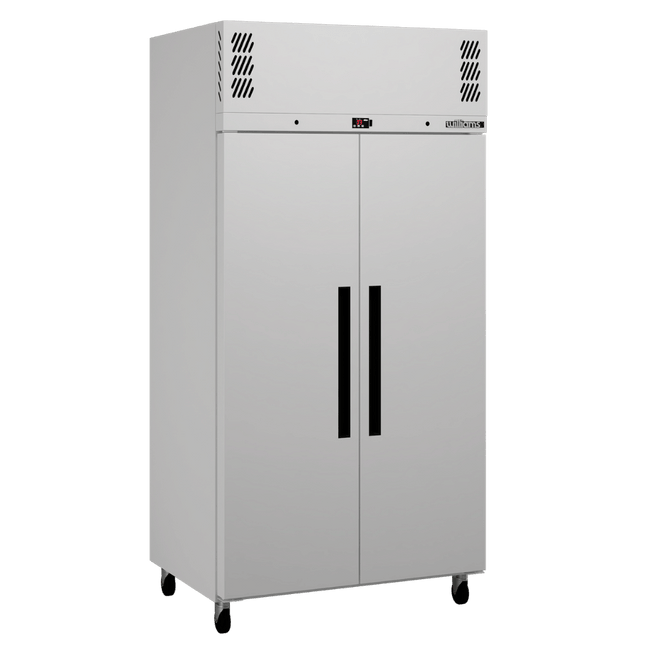 Pearl - Slim Two Door White Colorbond Upright Storage Freezer