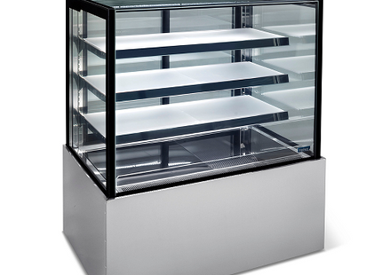 Topaz Cake Display - 1800Mm Three Tier (Plus Base) Free Standing Refrigerated Cake Display